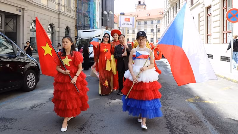 越南少数民族代表团。