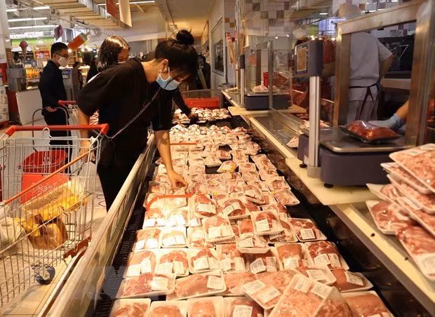 附图：俄罗斯加大对越南的猪肉出口力度。