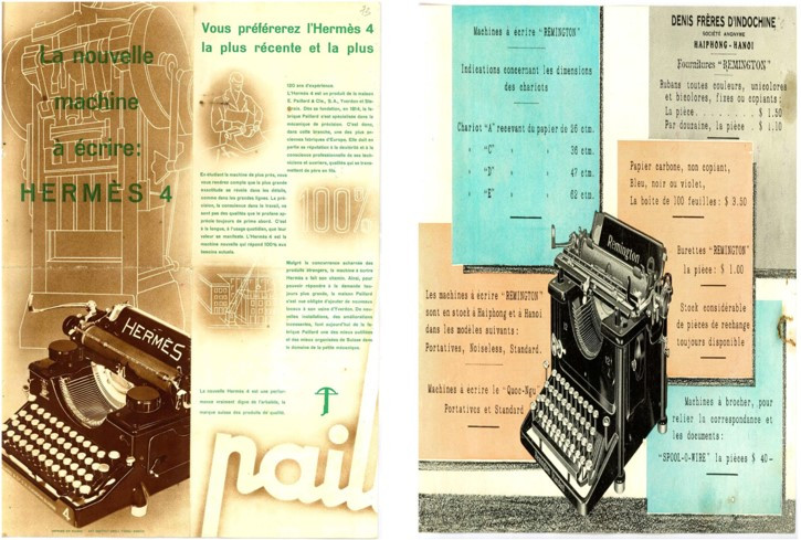 二十世纪初的打字机。 （图片来源：archives.org.vn）