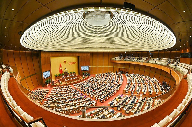 第十五届国会第五次会议场景。