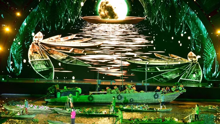 “讲故事之河”文艺晚会节目。