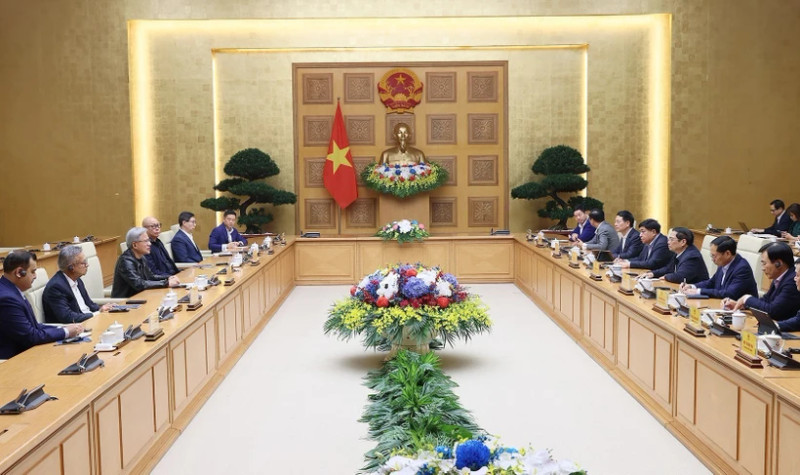 会见场景。（图片来源：越通社）