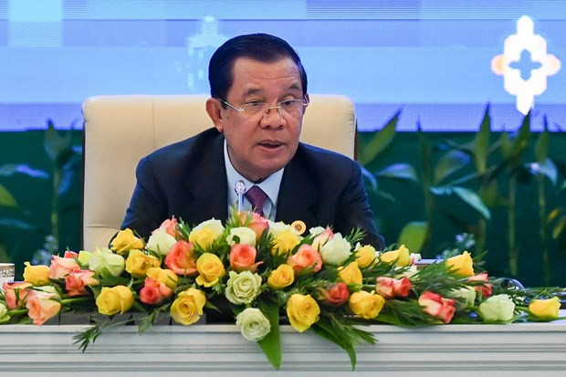 柬埔寨首相洪森。（图片来源：越通社）