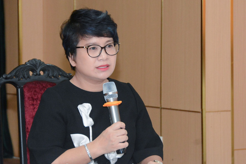 越南教育培训部高等教育司司长阮秋水发表讲话。