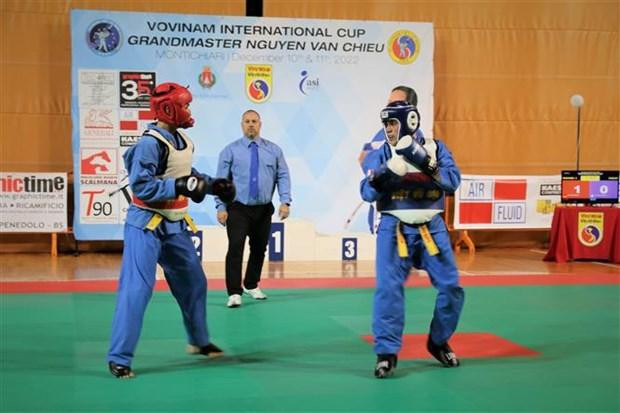 2022年国际越武道杯—阮文照特级大师比赛。（图片来源：越通社）