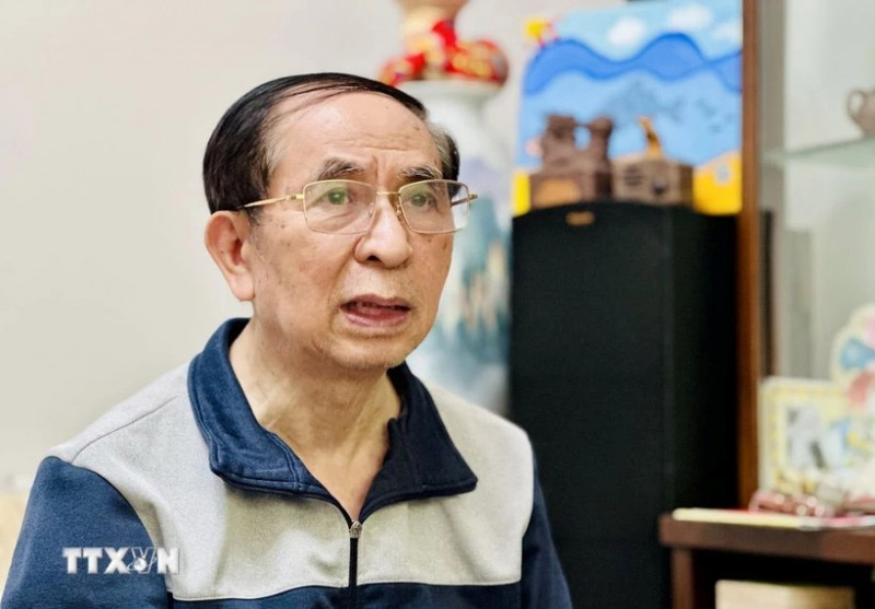 越中友好协会副主席阮荣光。（图片来源：越通社）