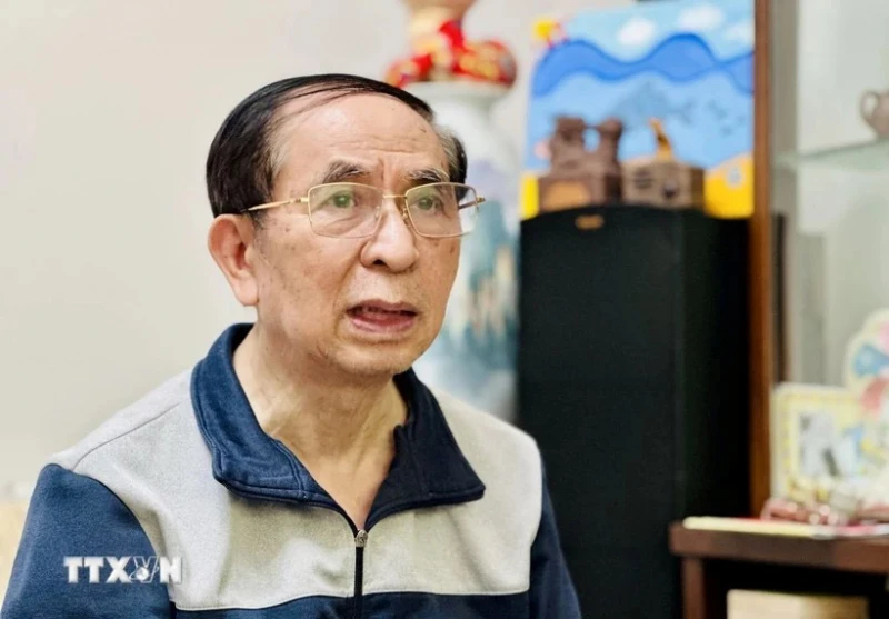 越中友好协会副主席阮荣光。（图片来源：越通社）