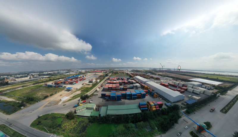附图：海防市工业园区之一。