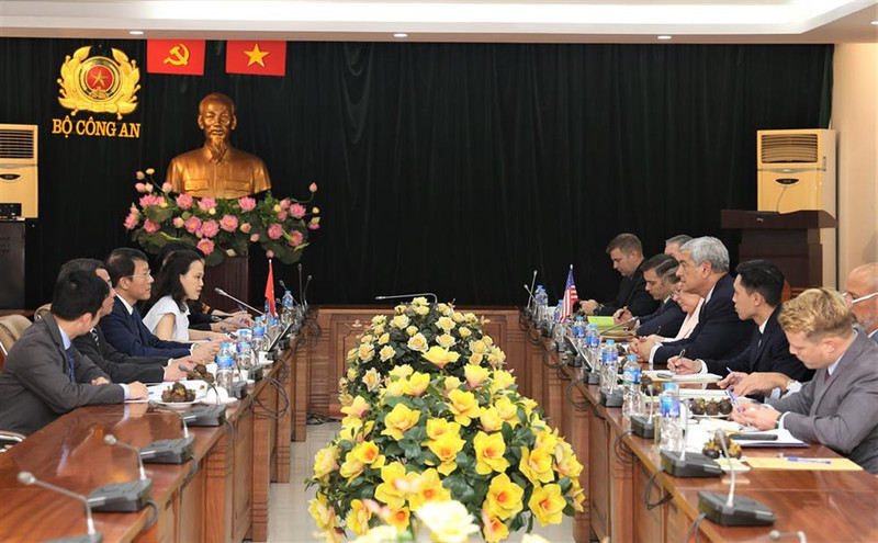 会见场景。（图片来：人民公安报）