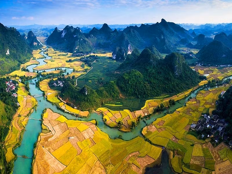 高平山水地质公园。（图片来源：baodantoc.vn）