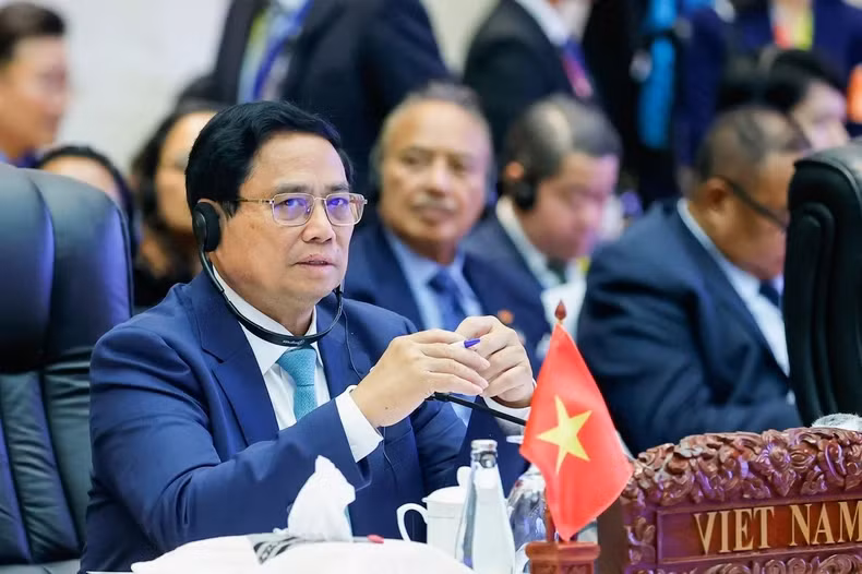 范明正总理出席东盟-澳大利亚峰会并发表讲话。