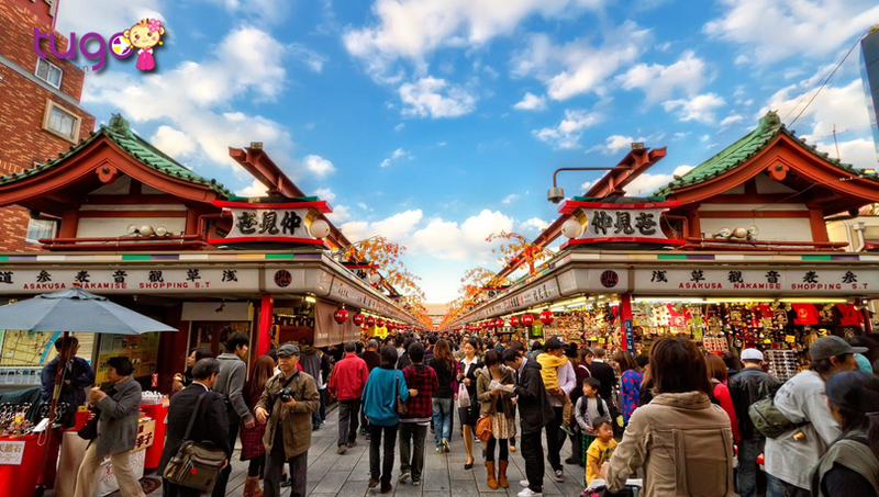 附图：日本旅游景点。