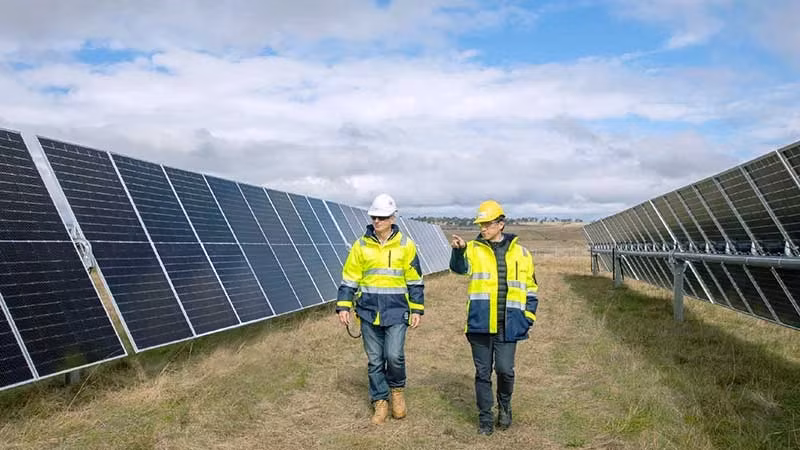 设在新南威尔士州的太阳能发电厂。（图片来源：CEN RENEWABLES）