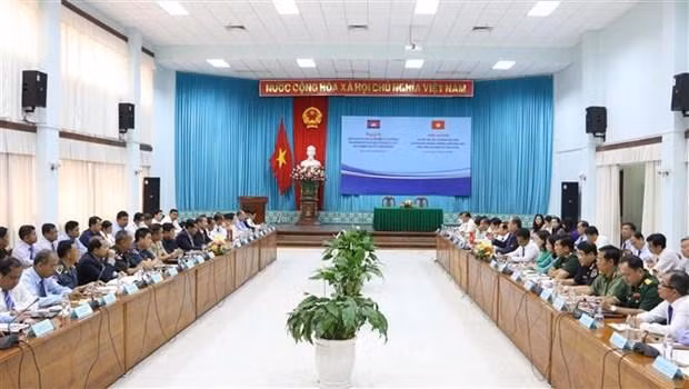 会议场景。（图片来源：越通社）