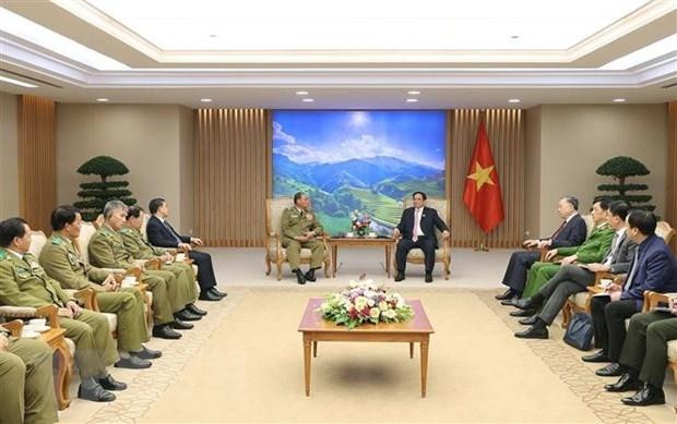 会见场景。（图片来源：越通社）