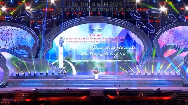 第八届邦美蜀咖啡节闭幕式。（图片来源：祖国报）