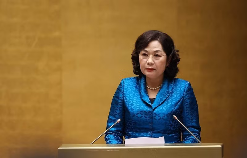 国家银行行长阮氏红。