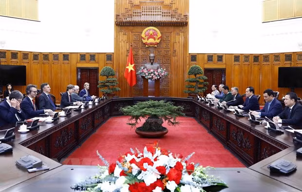 会见场景。（图片来源：越通社）