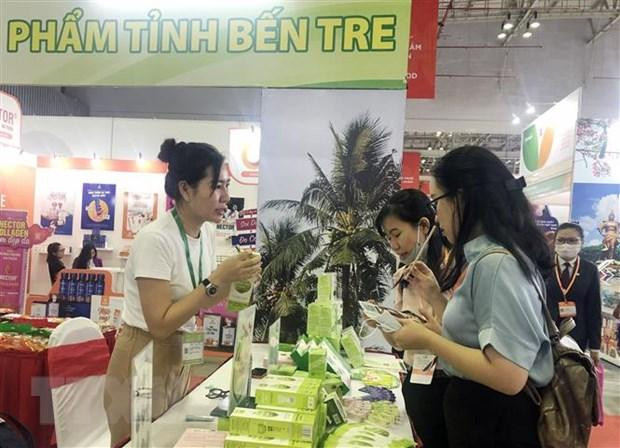展位之一。（图片来源：越通社）