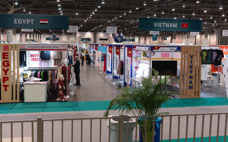 2023年第16届国际服装及面料展览会一角。（图片来源：tapchicongthuong.vn）
