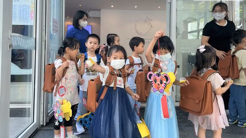 中国首都北京的一所幼儿园。