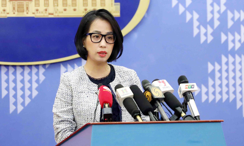越南外交部发言人范秋姮。