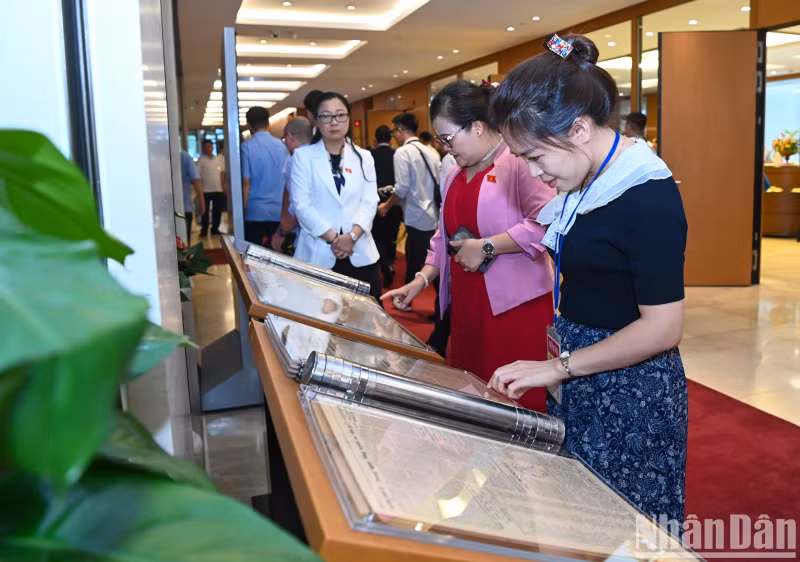 各位代表参观展览。