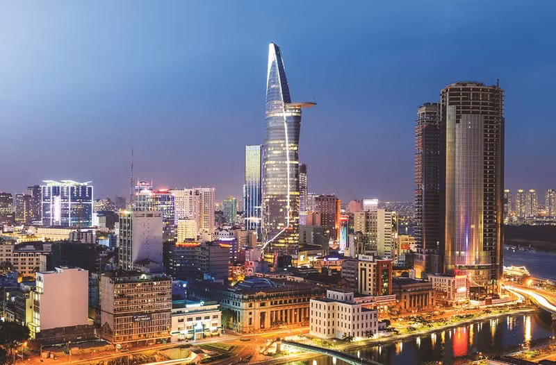 胡志明市一角。