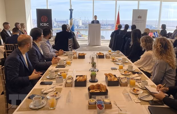 会见场景。（图片来源：越通社）