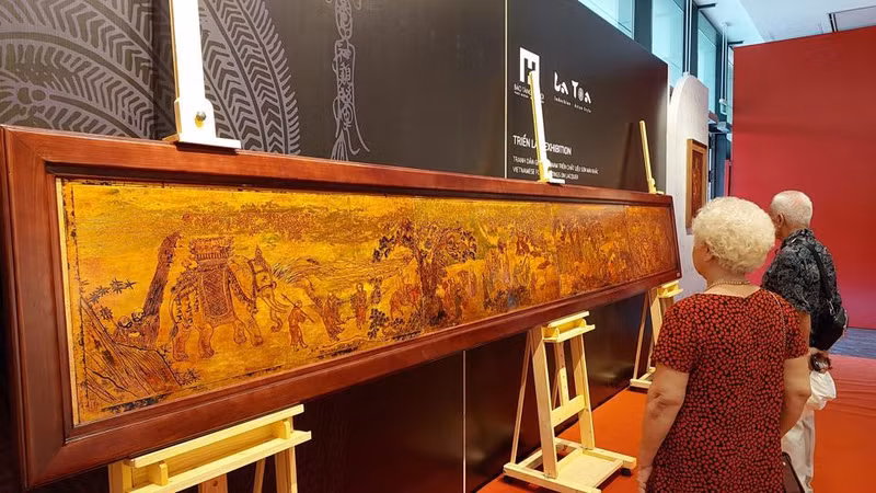 参展作品之一。（图片来源：kinhtedothi.vn）