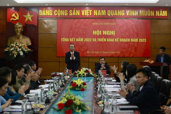 水产总局2022年工作总结暨2023年计划部署会议。（图片来源：tuoitre.vn）