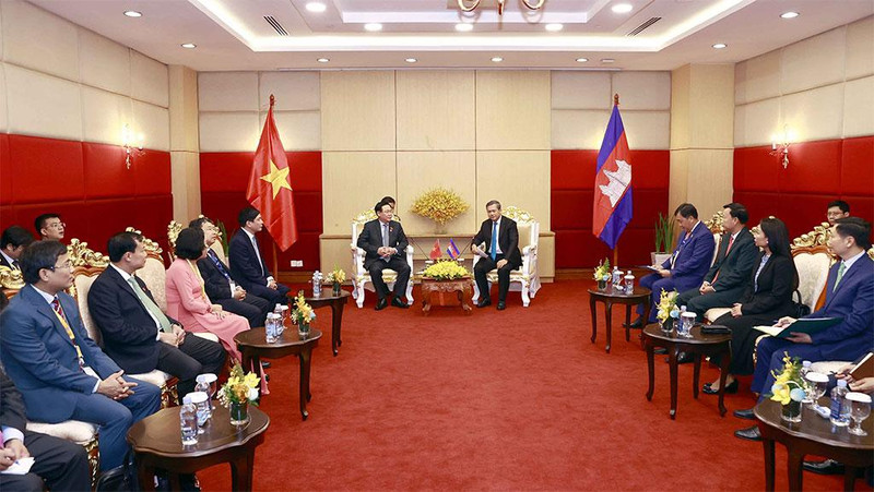 会见场景。（图片来源：人民代表报）