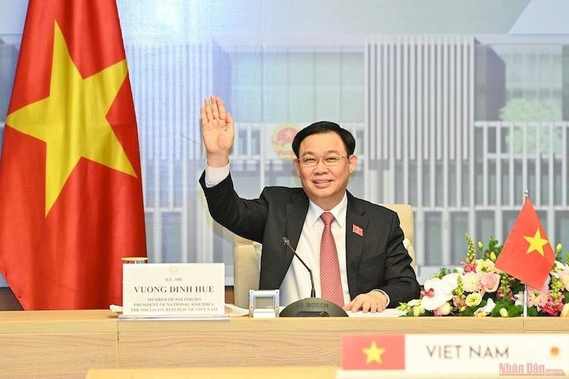 越南国会主席王廷惠。
