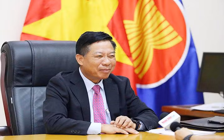 越南驻柬埔寨大使阮辉曾。