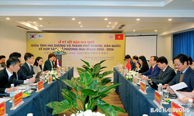 会见场景。（图片来源：baohaiduong.vn）