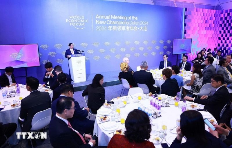 对话会场景。（图片来源：越通社）