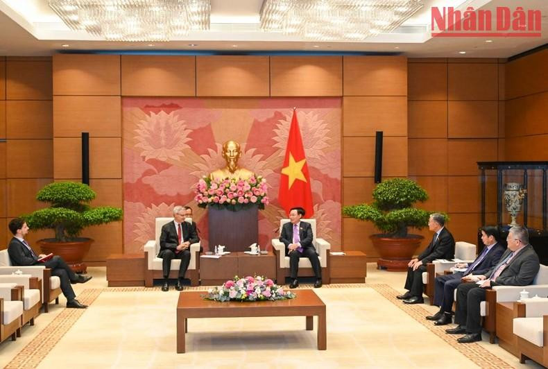 会见场景。（图片来源：越通社）