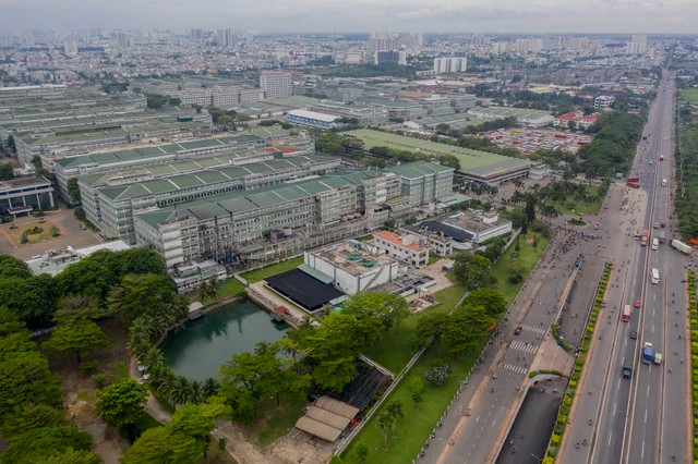 附图：胡志明市新造工业区。