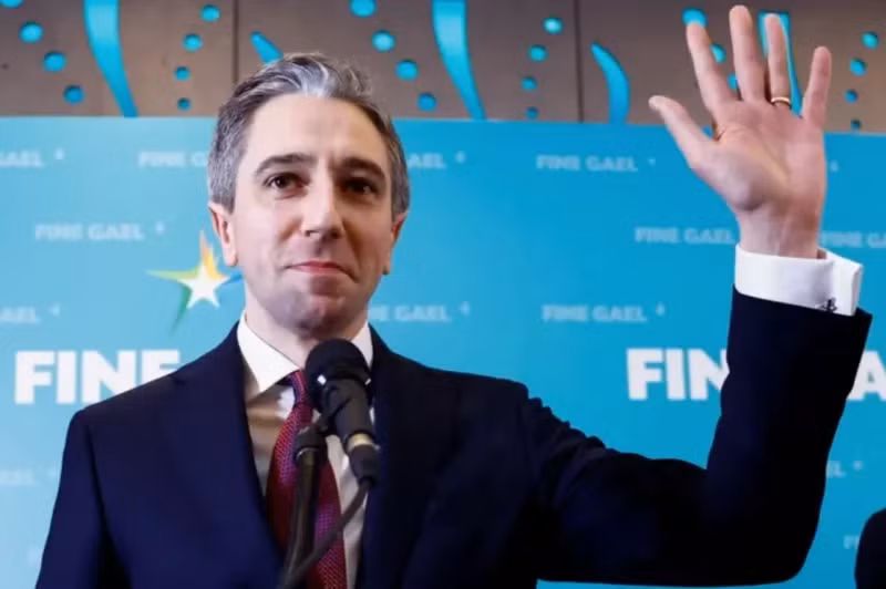 新任爱尔兰总理西蒙·哈里斯。（图片来源：路透社）