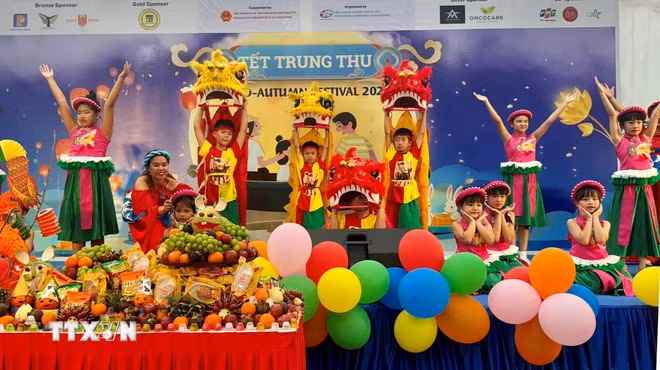 活动上的文艺表演。（图片来源：越通社）