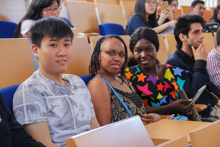 在俄就读的国际留学生。（图片来源：studyinrussia.ru）