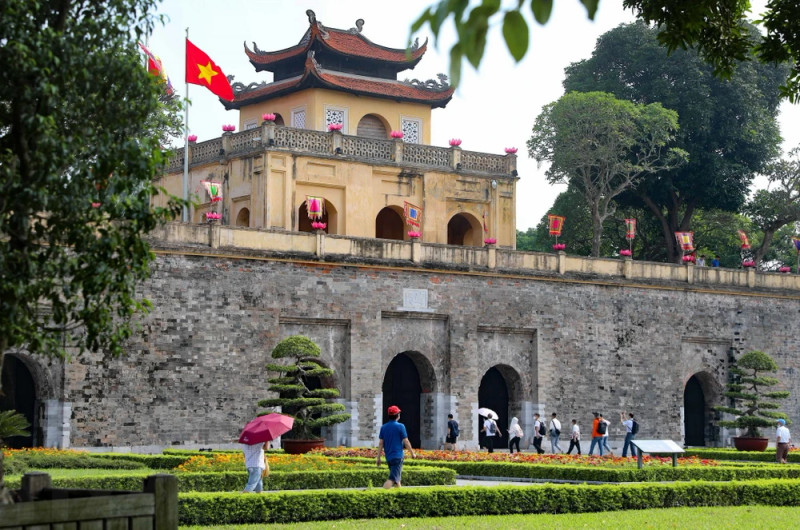 世界遗产升龙皇城。（图片来源：越通社）