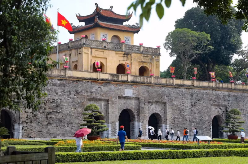 世界遗产升龙皇城。（图片来源：越通社）