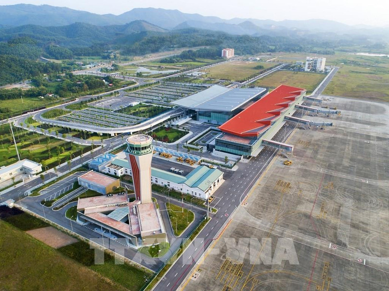 附图：云屯国际航空港。（图片来源：越通社）