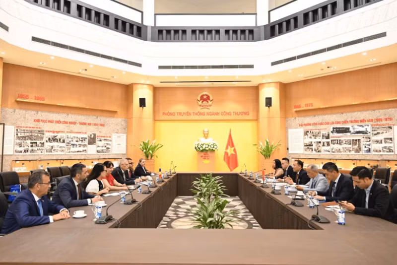 会见场景。（图片来源：越通社）