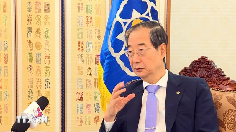 韩国总理韩德洙。（图片来源：越通社）