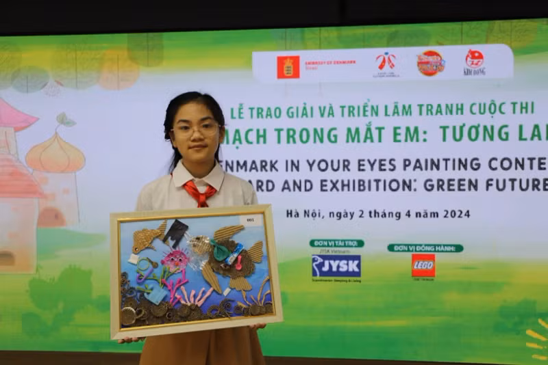 特别奖获奖者。（图片来源：越通社）