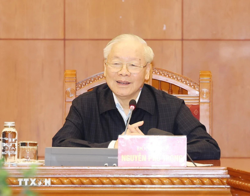 越共中央总书记阮富仲。（图片来源：越通社）