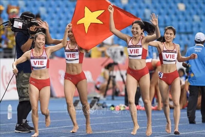 附图：越南田径力争稳固东南亚领先地位。（图片来源：越通社）
