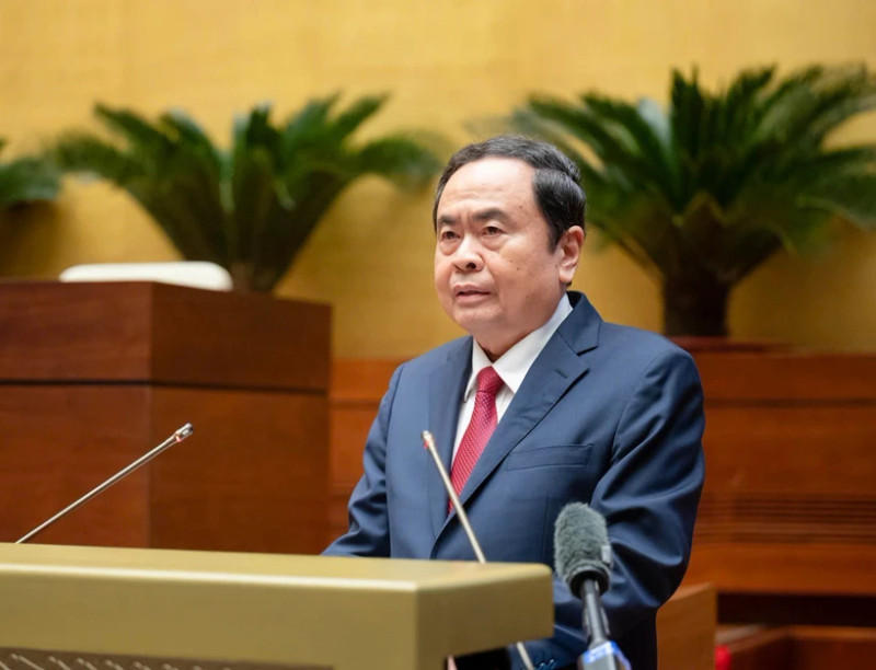 越南国会主席陈青敏。